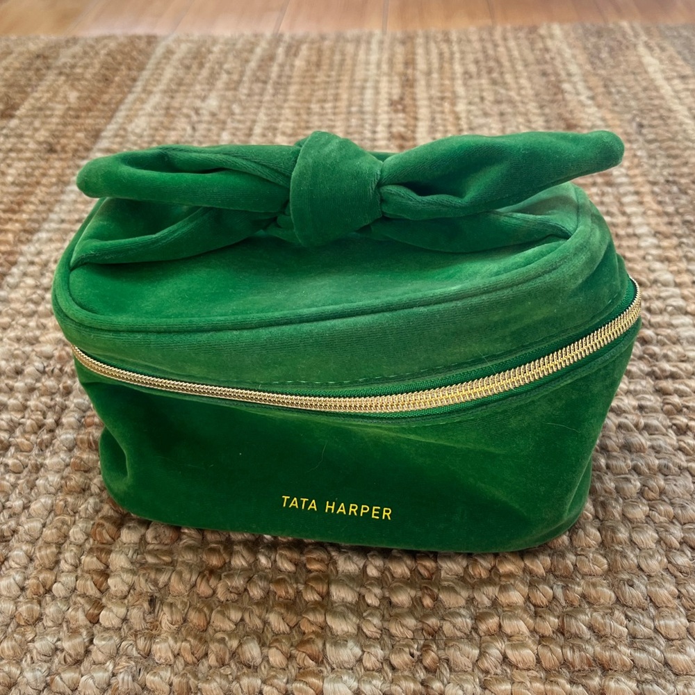 Tata Harper Velvet Zip Case